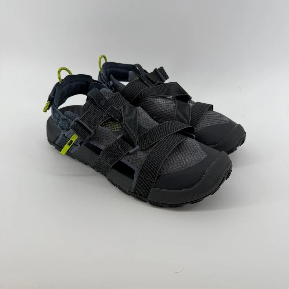 NWOB The North Face Explore Camp Lite Sandals Grey Lime Mens 13 Womens 14.5